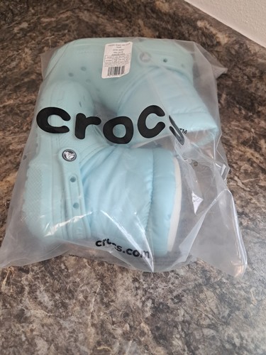 Crocs Classic Neo Puff Short Snow Boots Women’s 5 Pure Water Blue New...... - Picture 9 of 10