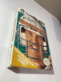 John Elway's Quarterback NES Nintendo Cart + Box Only - Authentic/ Tested