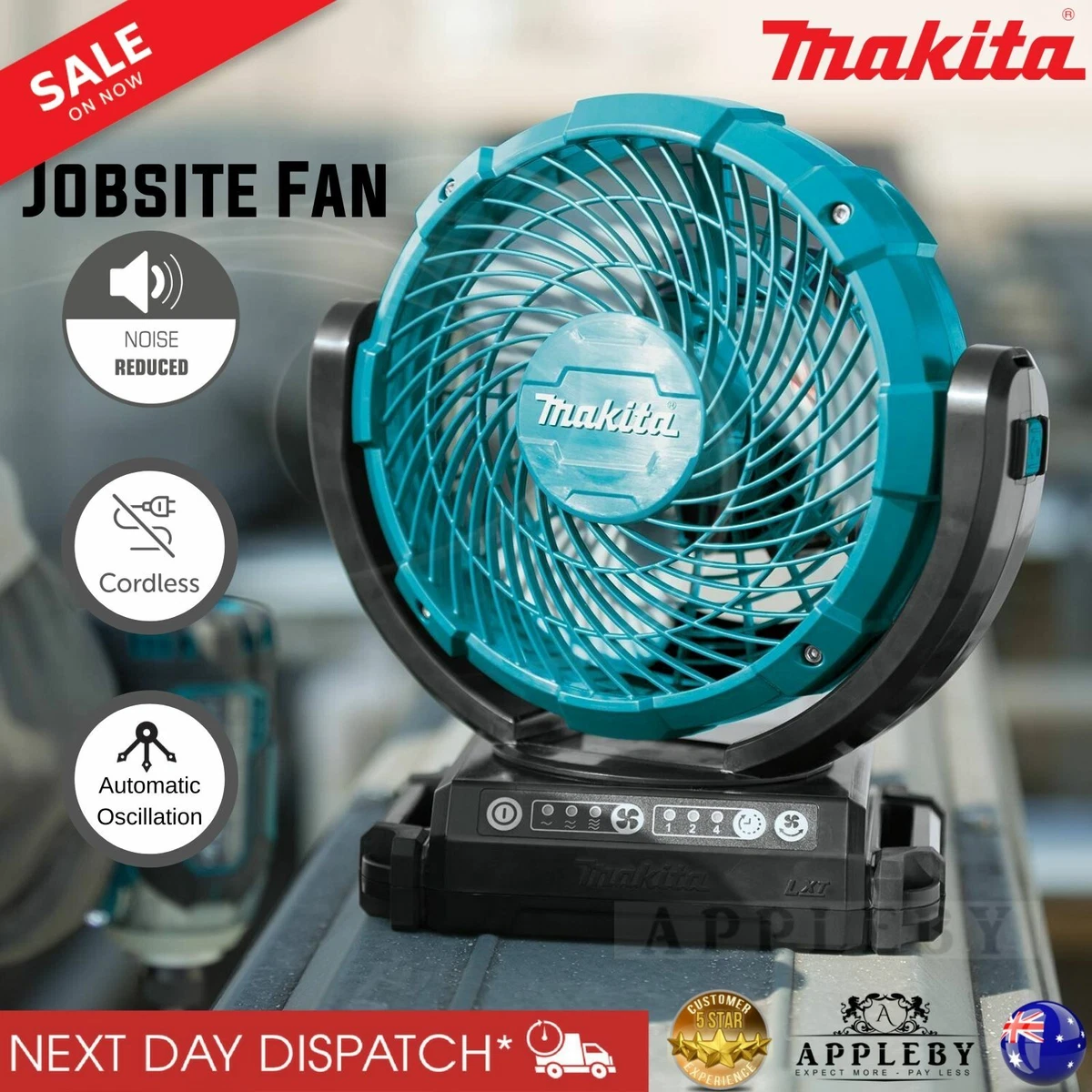 Makita 18V Cordless 180mm Jobsite Fan Skin Li Ion Portable DCF102Z
