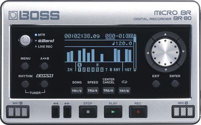 Boss Micro BR-80 - MTR (Mehrspur-Recorder), eBand und Live Rec - OVP & NEU