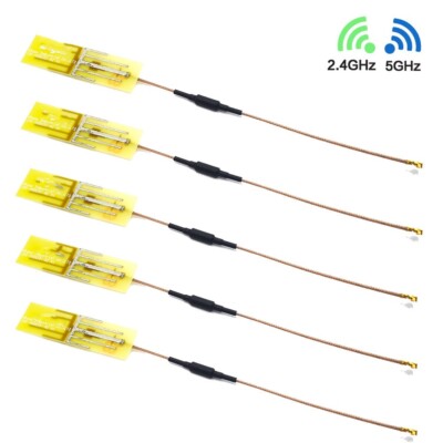 2.4G /5.8G PCB Antenna WIFI Antenna 5pcs 8dbi High Gain Set Kit Pack Lot