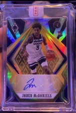2020 Panini Phoenix Jaden McDaniels Rookie Auto /10 Encased Gold Sealed 