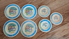 Chilton Toys 1985 Hasbro Glow Friends Plastic Plate Lot