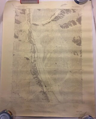 1967 Hailey Idaho Quadrangle Blaine County Topographical Map OldPaperMaps