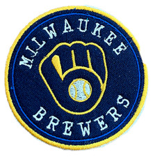 Milwaukee Brewers Throwback Embroidered Iron-on Team Logo Patch