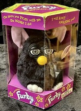 FURBY RARE VTG 1998 BLK WITCH  S CAT Model 70-800  Original Box 