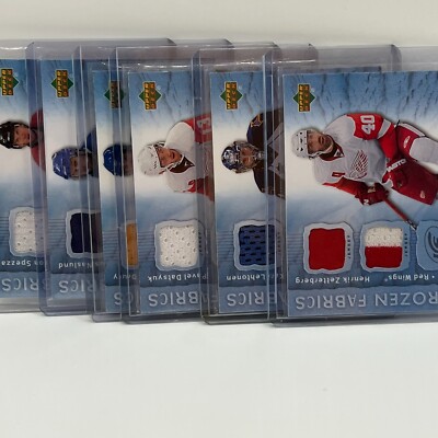 2007-08 Upper Deck Frozen Fabrics Pick One! Complete your Set!