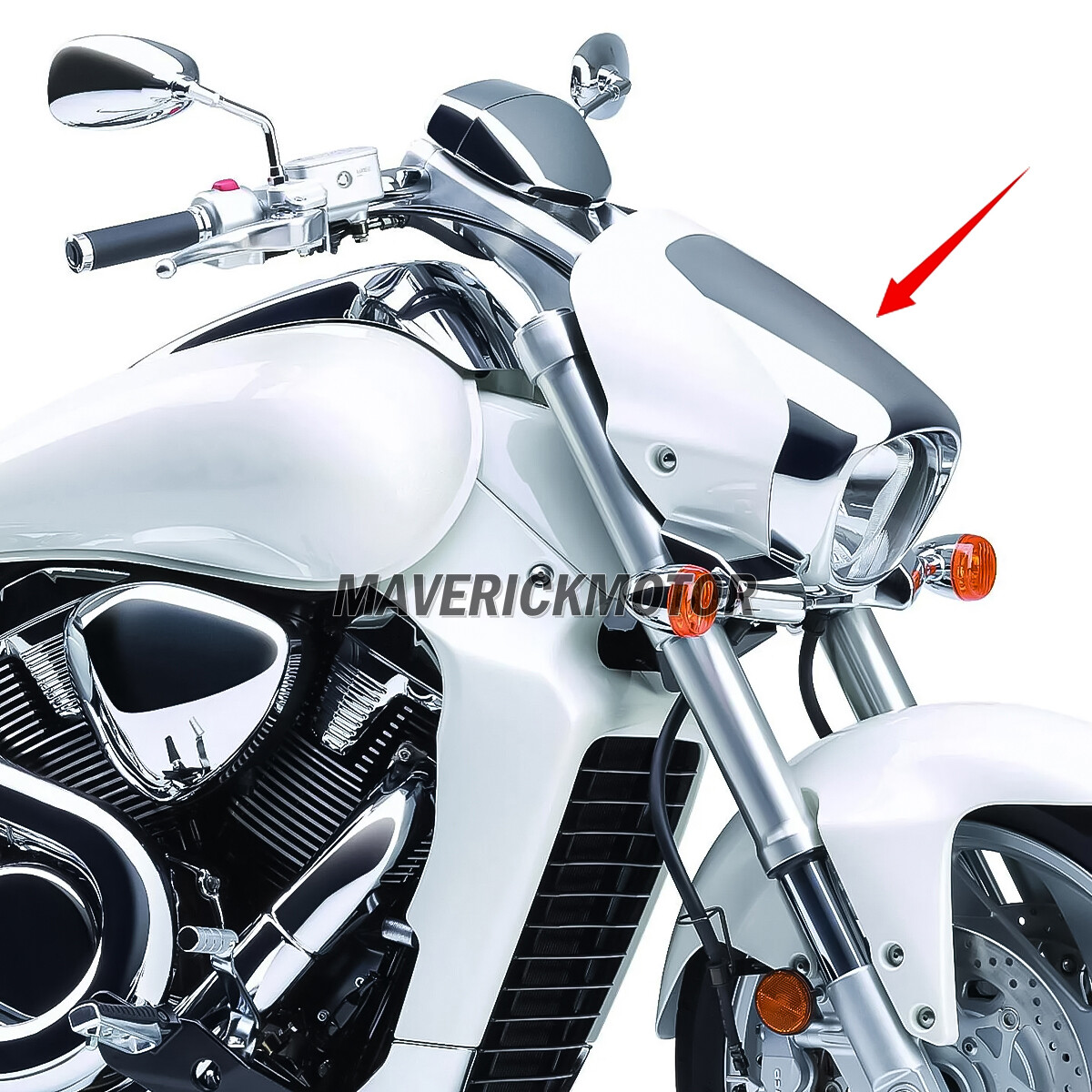 FOR 2010-2024 SUZUKI BOULEVARD M190R VZR1800 HEADLIGHT FAIRING