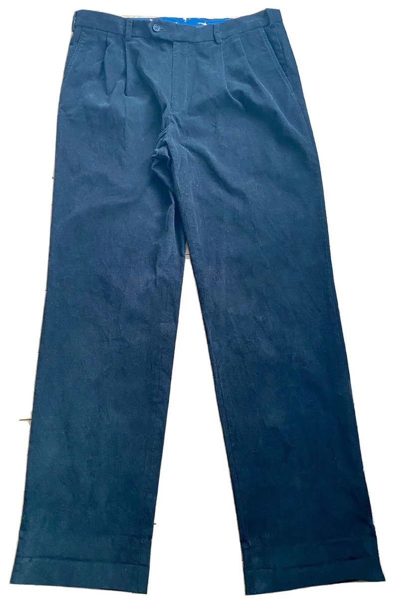 Ralph Lauren Mens Corduroy 35W 32L CA 01129 RN 90736 Black Dress pants