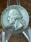 1958 D Washington quarter  90% silver    # NR37