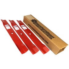 MowerPartsGroup 3 Reaper 54" Blades for Hustler Raptor SD Fastrak 797696 60...