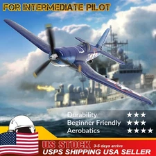 US Volantex F4U Fighter 2.4G 4CH Wing 400mm RC Airplane 6Axis Gyro Aerobatic RTF