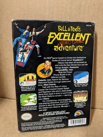 Bill and Ted's Excellent Video Game Adventure for Nintendo NES tested working.