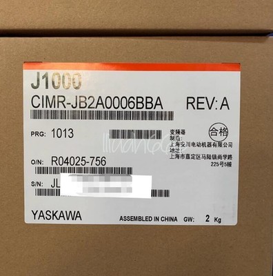 1PCS New Yaskawa CIMR-JB2A0006BBA Inverter