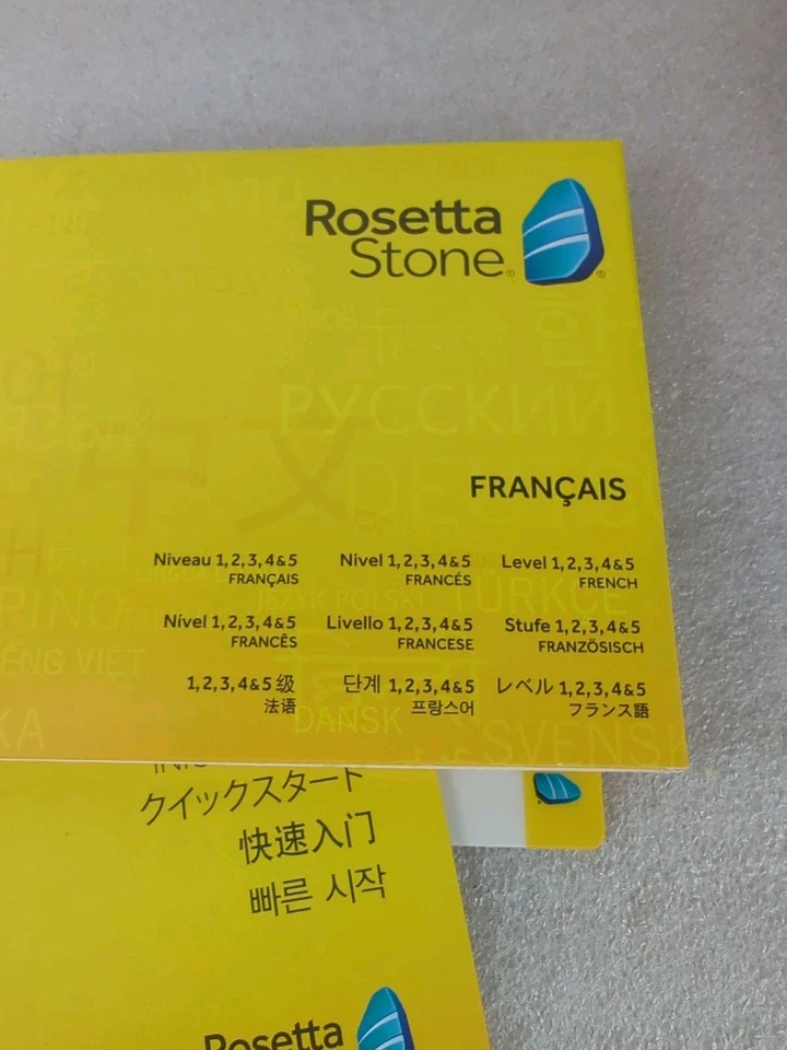 Rosetta Stone French Francais Level 1-5 Set for PC or Mac 6 CDs 2014 - Image 3 of 4