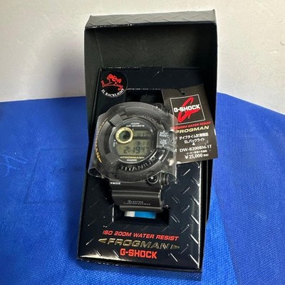 Casio G-SHOCK FROGMAN DW-8200BM-1T Men in Black 2 Wristwatch Black 