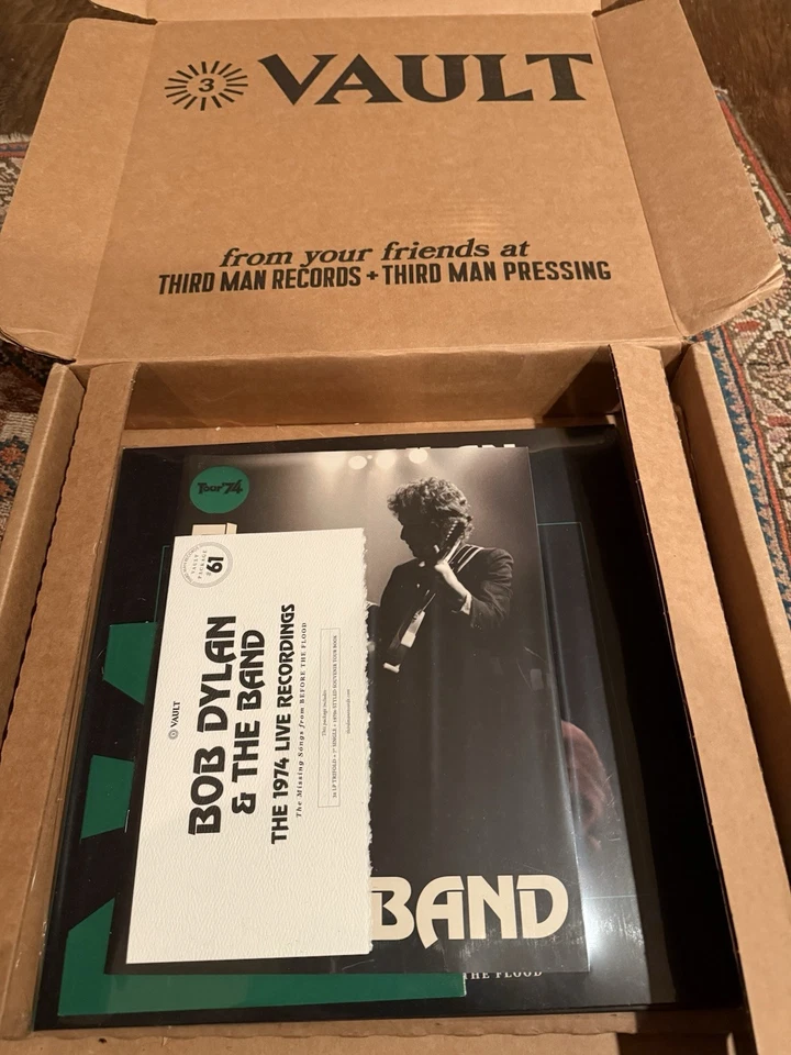 THIRD MAN VAULT 61 Bob Dylan 1974 Missing Songs From Before The Flood 3LP Green - Image 2 of 4