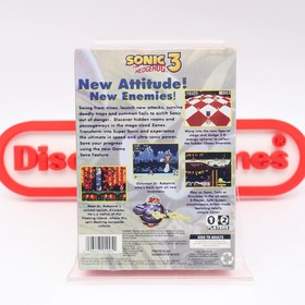 Sega Genesis SONIC THE HEDGEHOG 3 III: MEGA HIT SERIES - NEW & Factory Sealed!