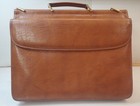 Allan Edward Brown Men's Briefcase Document Case Top Handle Push Lock — photo 7