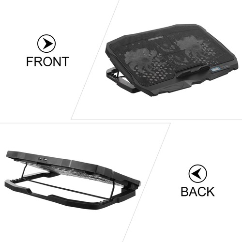 Heat Sink Gaming Laptop Cooling Stand Adjustable Cooler Ventilated Support - 第 5/12 張圖片