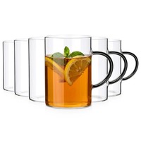 TrinkgläSer Kaffeetassen TeegläSer 6Er Set 290Ml Schwarzer Henkel Vilde