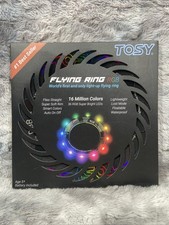 Tosy Ultimate Disc Frisbee 16 million Colors Rechargeable Flying Disc-NIB MINT 