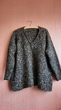 Women Ahlens Sweater Black Acrylic 38 / M / 4...