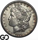 1894-O Morgan Silver Dollar Coin, Choice AU Better Date New Orleans Issue