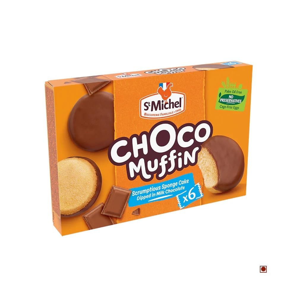 St Michel - Choco Muffin - Sponge Cake Dipped in Chocolate Milk - 6 portion 4390₽