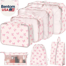 8 Set Packing Cubes for Suitcases,Suitcase Organizer with Shoe,Cosmetics,Clothin