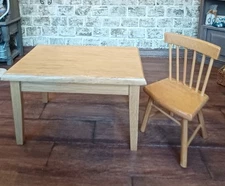 NIB 1:12 CONCORD MINIATURES TABLE AND CHAIR