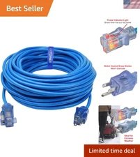 Reliable 100 FT Outdoor Extension Cord with Indicator Light - Safe Up to -50°C