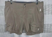 Smartwool Tan Chino Shorts Women's Size 30 Rise 10 Inseam 3.5