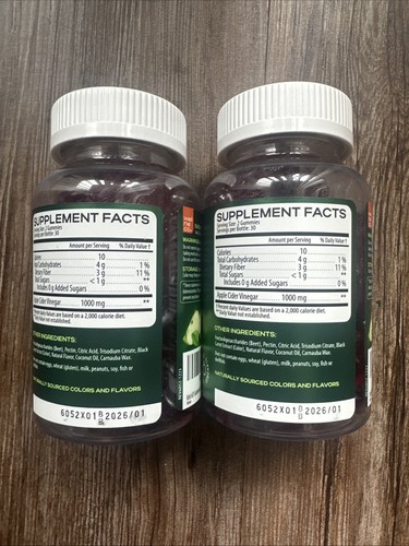 2 PACK (120 ct)- Keto ACV Gummies Advanced Weight loss w the Mother, 1000 Mg - Picture 2 of 2