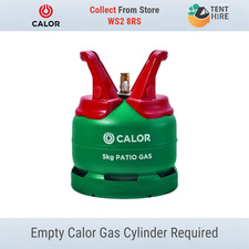 FULL NEW 5 KG 5KG BBQ PATIO CALOR LPG PROPANE GAS BOTTLE 27 MM 27MM REFILL