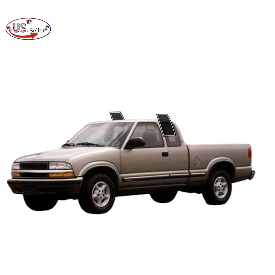 Kit de película de tinte de ventana de 2 capas precortada para Chevrolet S-10 1994-2003 cabina extendida Foto 4 de 4