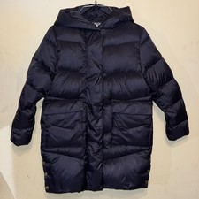 ZARA black long Puffer Coat Big kids size 11-12 USED