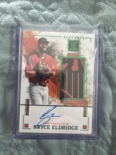2025 Panini Impeccable Elégance Jersey Autographs Bryce Eldridge 3/4 Auto SSP