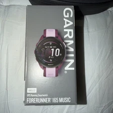 Garmin Forerunner 165 Music Running Smartwatch AMOLED Berry/Lilac