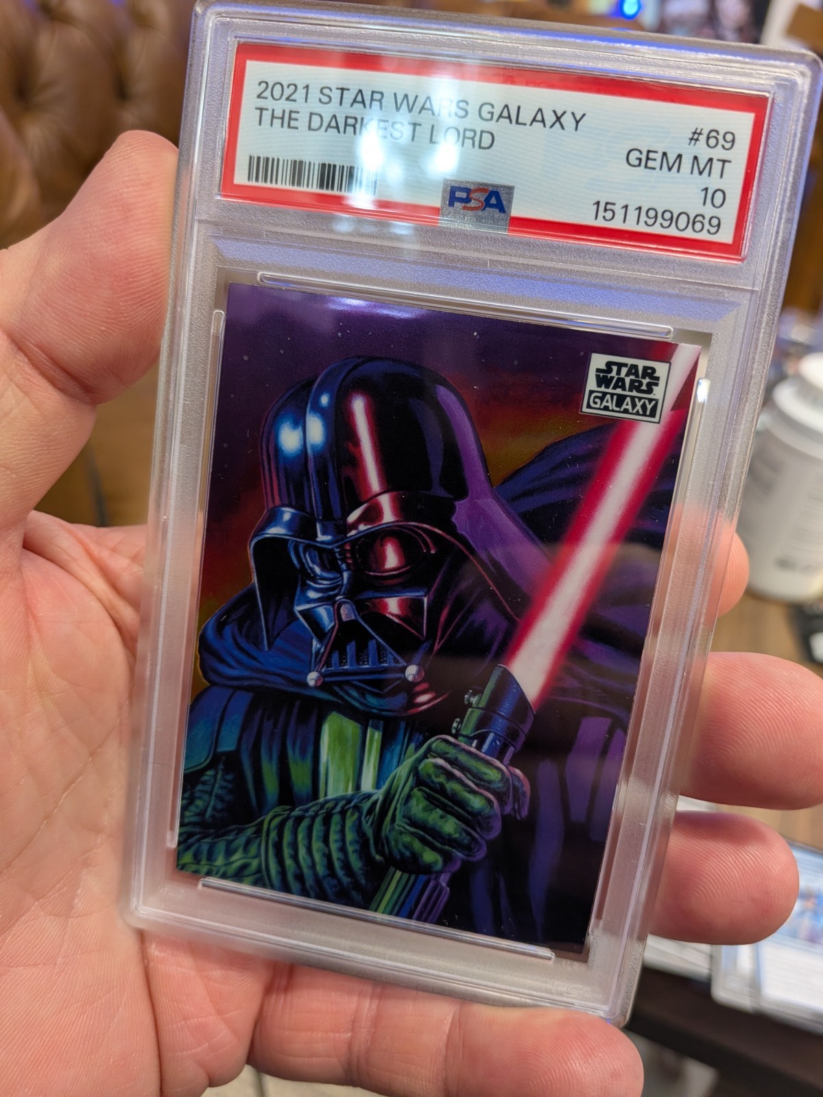2021 Star Wars Galaxy The Darkest Lord #69 🔥PSA 10 view 2