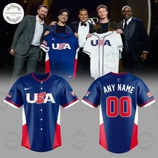 USA Baseball 2026 World Baseball Classic Custom Jersey Size S-5XL
