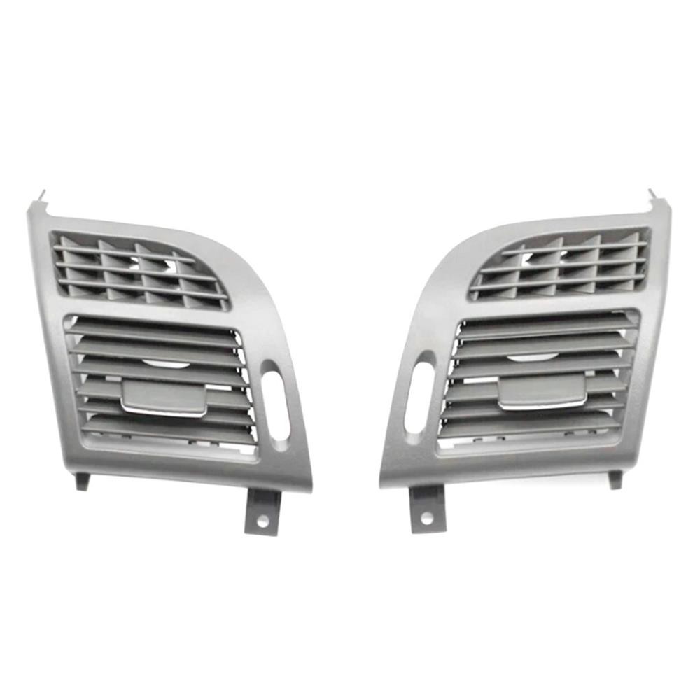 2x Front AC Air Vent Grille Panel For Benz E Class W211 W219 2003-08 Light Gray)