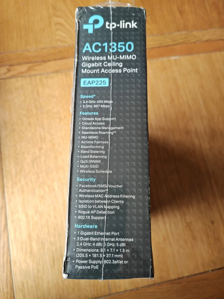 TP Link EAP225 Wireless MU-MIMI Gigabit Ceiling Mount Access Point Omada  ✅ - Image 4 of 4