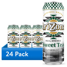  24 pack Arizona Real Brewed Southern Style Sweet Tea, 22 Fl. oz.