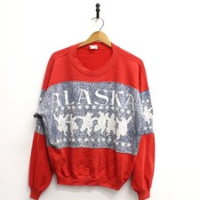 Vintage Alaska Polar Bear Sweatshirt Large