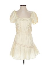 LoveShackFancy Women Ivory Casual Dress S