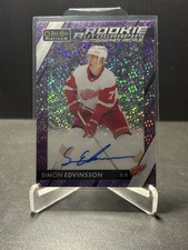 2024-25 O-Pee-Chee Platinum Simon Edvinsson #R-SE Rookie Auto Violet Pixels #/99