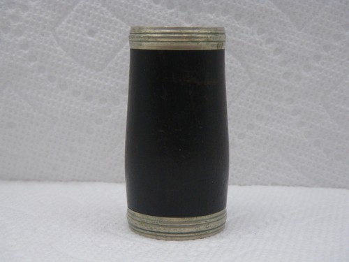 VINTAGE Bb SOPRANO CLARINET BARREL - GRENADILLA WOOD, NO CRACKS - 3mm SHORT 63mm