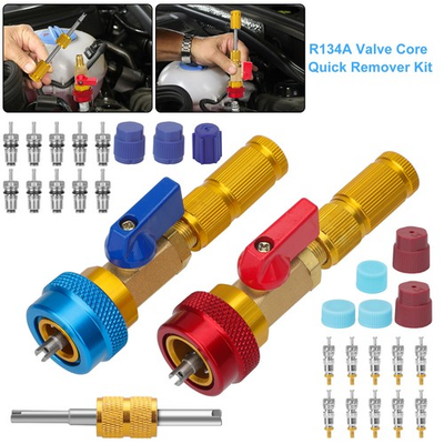 #ad A C Air Conditioning R134A Valve Core High Low Pressure Remover Installer Tool#A $21.99