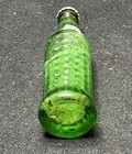 Vintage mini 3" Green Dimpled Glass Sprite Bottle w/ Bottle Cap - Empty — photo 6